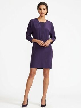 🔥SALE Robert Rodriguez Silk String Front Dolman Sleeve Minimalist Dress, sz 0